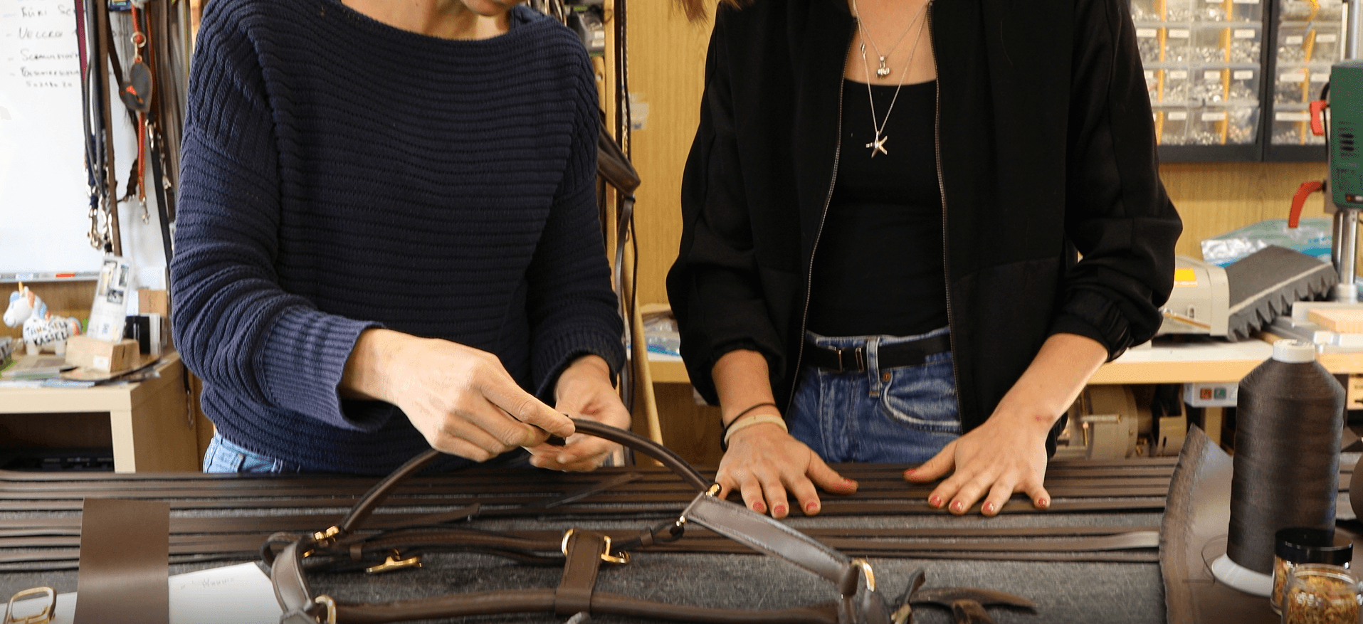 Leather craft workshop — bridle making