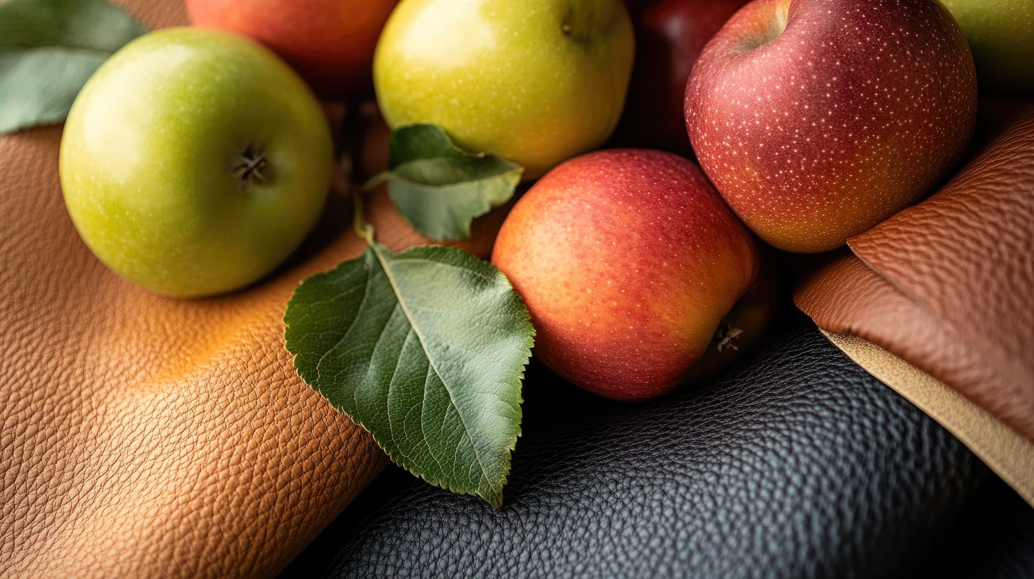 Apple leather — plant-based, cruelty-free