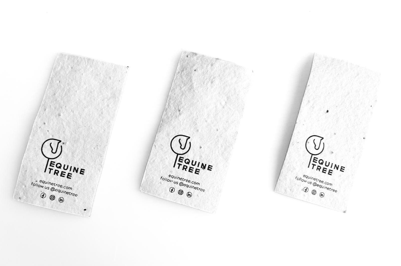 Equinetree seed paper business cards
